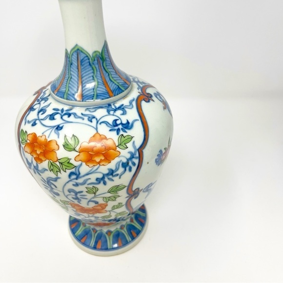 Rare Ming-style Vase Replica Qianlong Six-character Seal Mark & 1736-95 Period - Picture 10 of 16